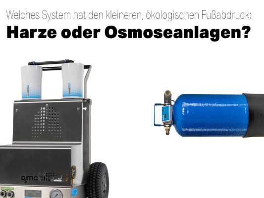 Wer hat den kleineren ökologischen Fußabdruck: Harze oder Osmoseanlagen? - Ist das Abwasser von Osmose-Anlagen ein Problem? 