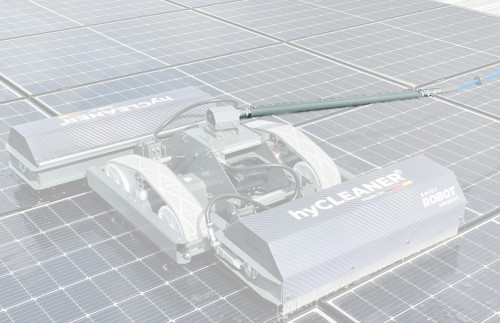 hyCLEANER solarROBOT compact Schlauchführung