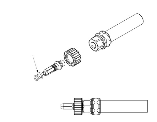 Dichtring "groß" für GARDINER Adapter für SOLA-TECS C